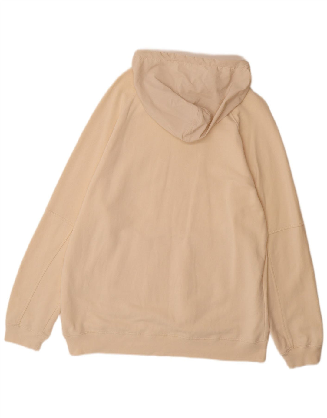 LEE Pull à capuche graphique pour homme Grand coton beige