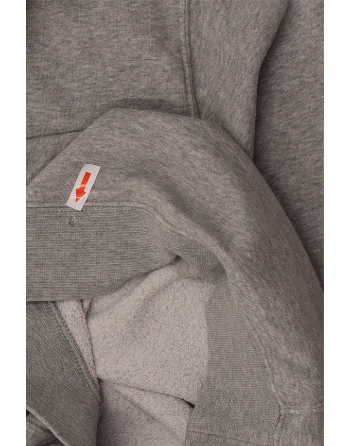 Nike Pull à capuche graphique coupe régulière pour homme, petit, gris, coton
