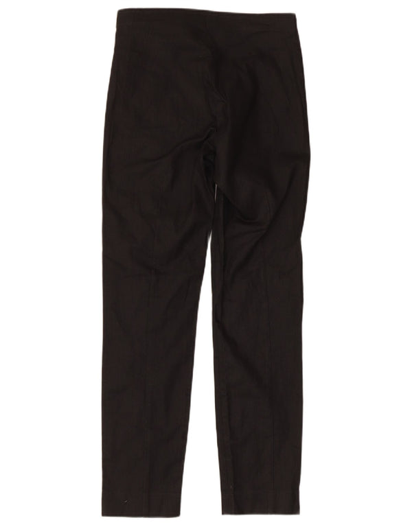 Cos Pantalon Chino Droit Regular Femme EU 34 XS W26 L26 Coton Noir