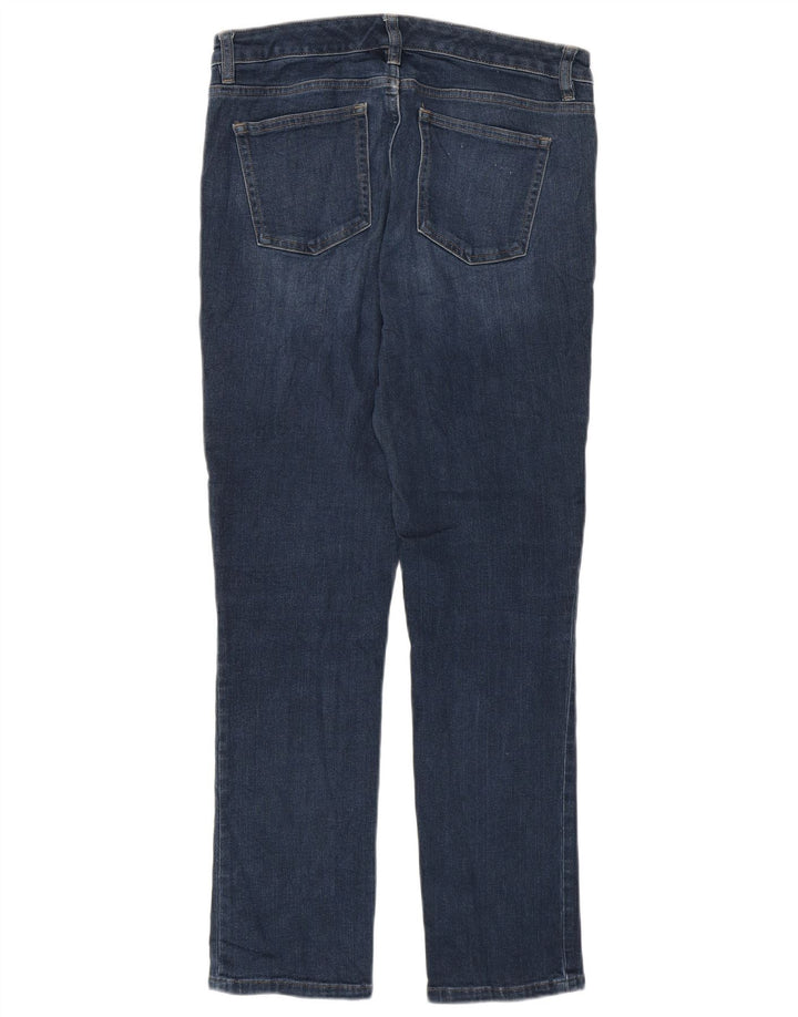 Chaps Womens Petite Slim Jeans US 10 Large W32 L27 Bleu Coton