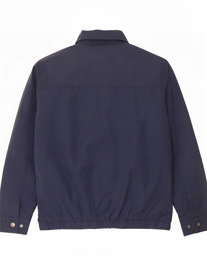 Crew Clothing Veste Bomber Homme UK 38 Moyen Bleu Marine Coton