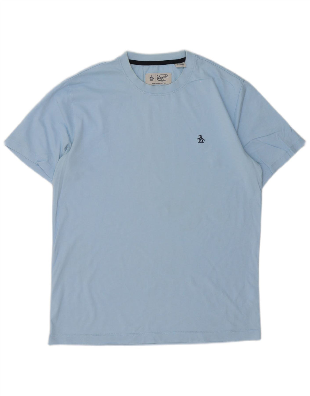 Penguin T-Shirt Homme Bleu Moyen Coton