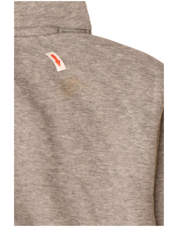 Puma Pull à Capuche Homme Gris Moyen Moucheté Coton