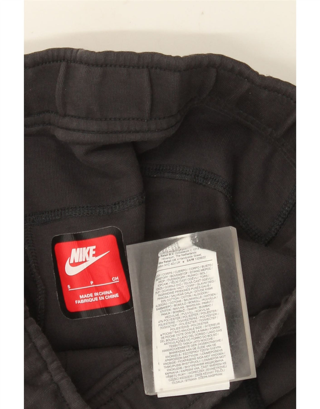 Nike Pantalon de survêtement pour homme en coton gris Taille S
