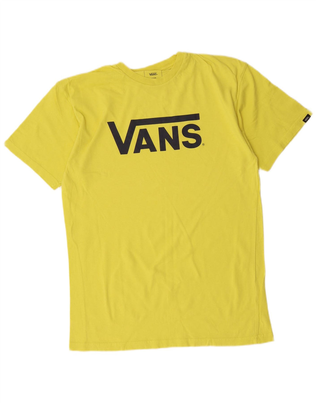VANS T-shirt graphique coupe classique pour homme, jaune moyen, en coton