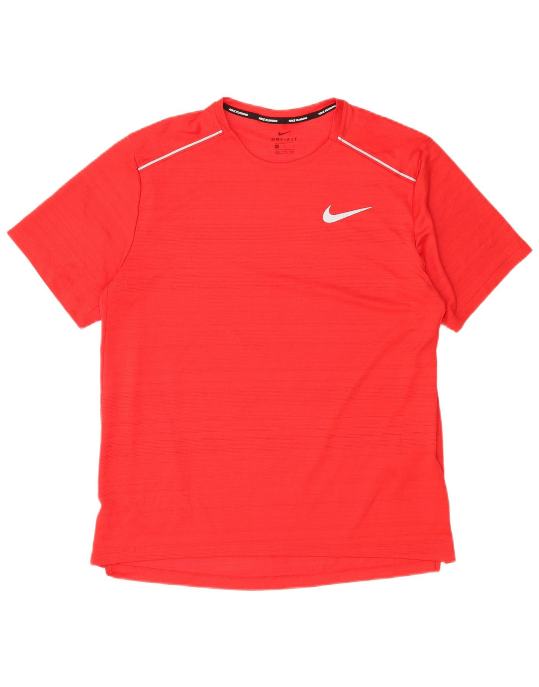 Nike Hommes Dri Fit T-Shirt Haut Large Rouge Polyester