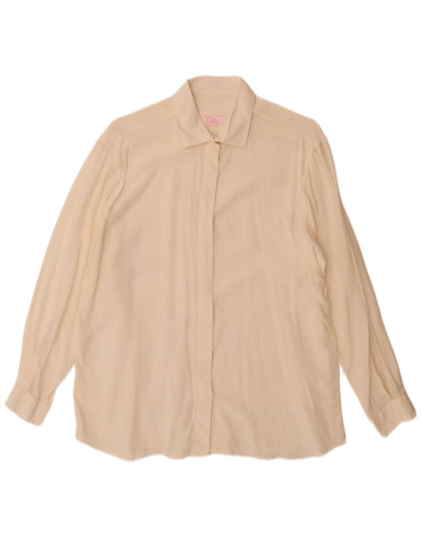 Cassera Chemise Femme IT 46 Large Blanc Cassé