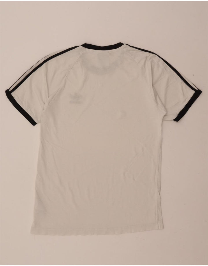 ADIDAS T-Shirt Homme Blanc Moyen Coton