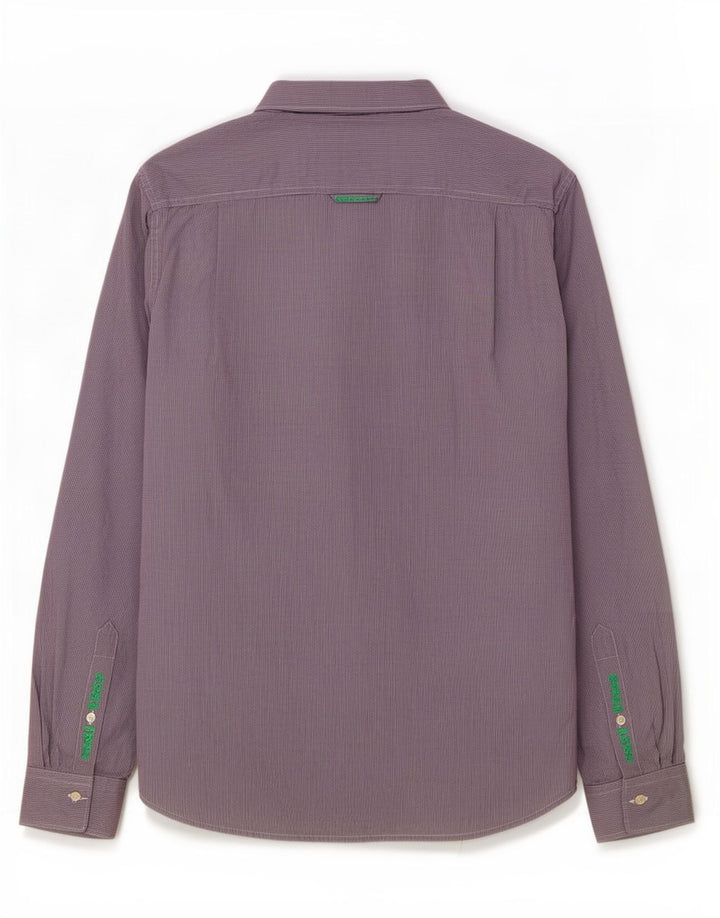 Superdry Chemise Homme XL Violet Vichy Coton