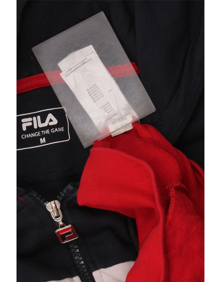 FILA Sweat à Capuche Zippé Graphic Homme Multicolore Colorblock