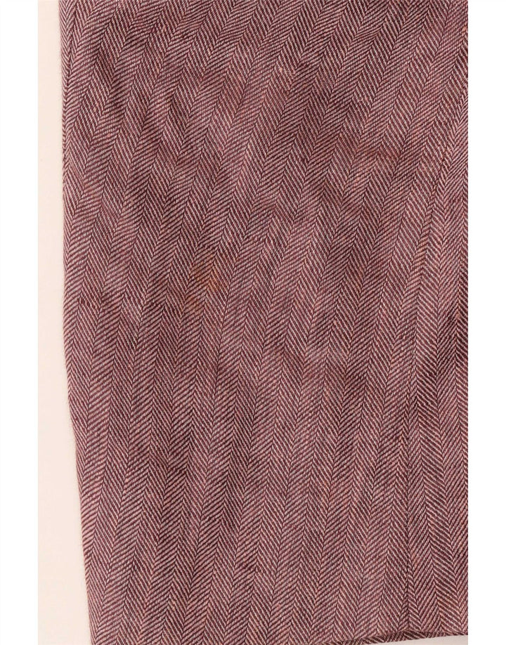 Marks & Spencer Veste blazer à 2 boutons pour homme UK 40 Rose moyen à chevrons