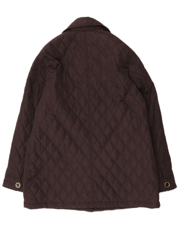 Michael Kors Manteau matelassé pour femme UK 16 Large Noir Polyester