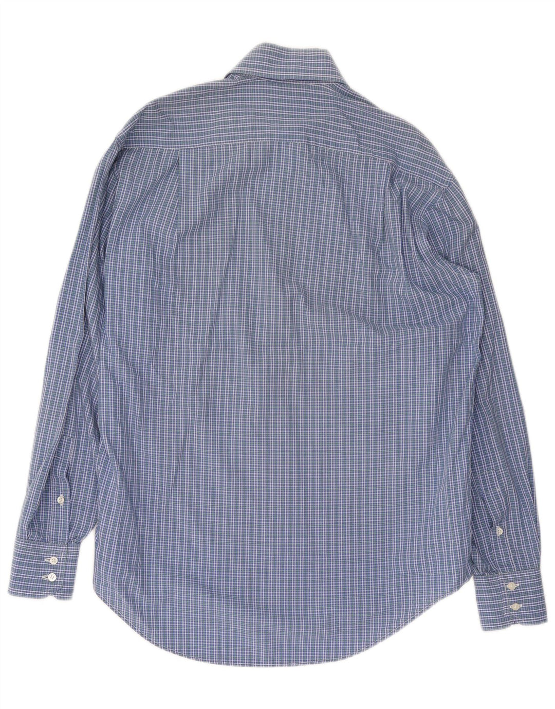 LUCIANO SOPRANI Chemise Homme Grand Carreau Bleu