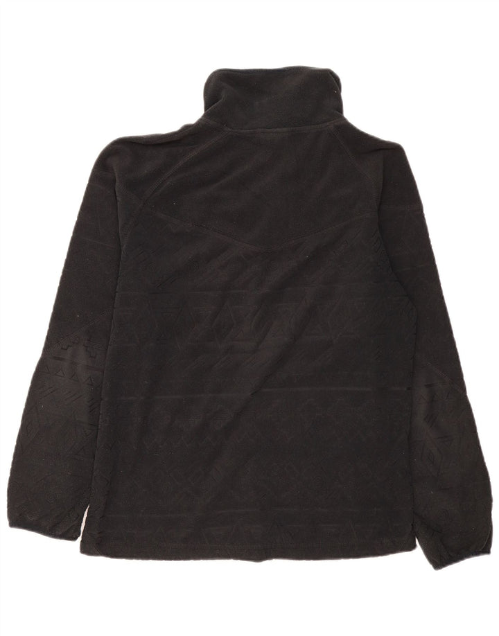 Chiemsee Veste Polaire Femme UK 16 Grand Noir Géométrique Polyester
