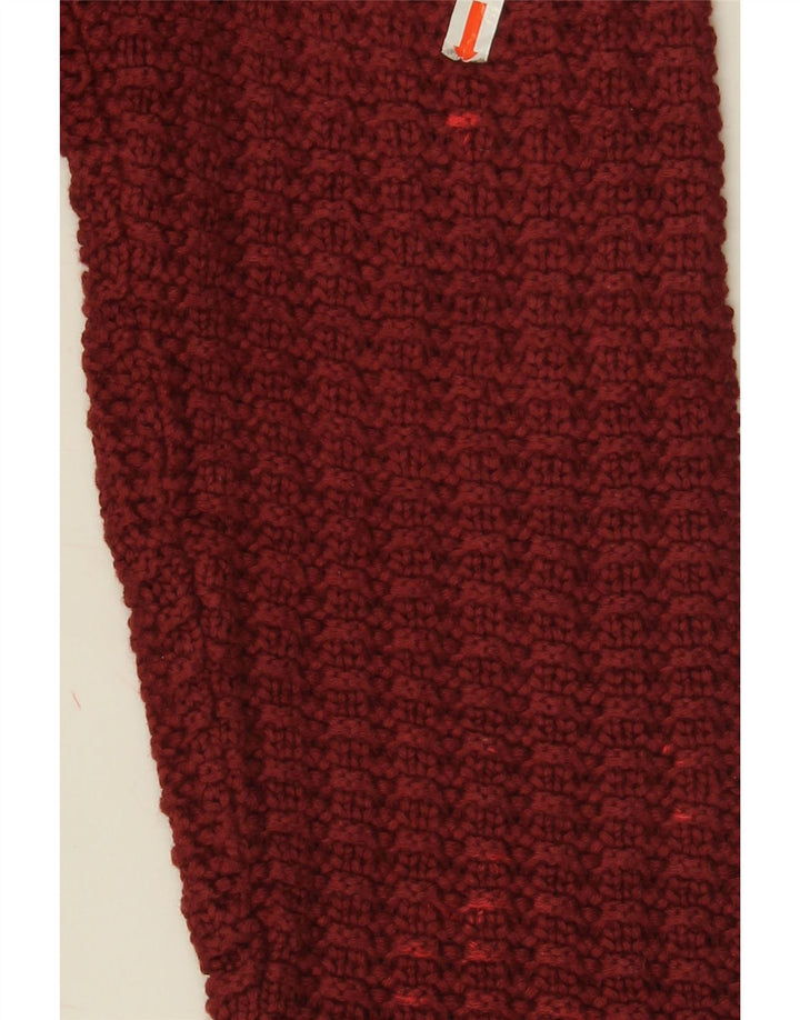 Zara Pull ras du cou pour homme XL Bordeaux