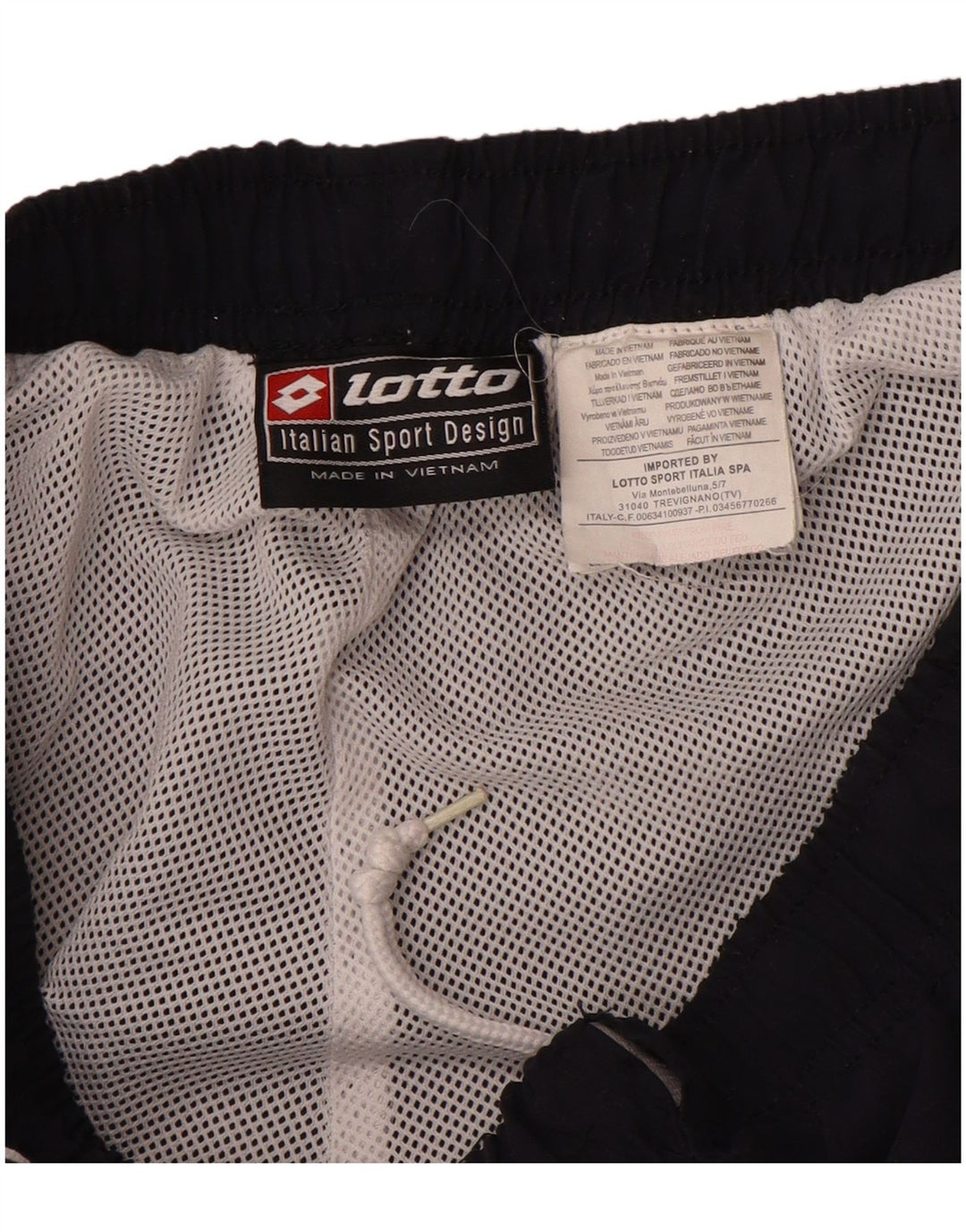 Lotto Pantalon De Survêtement Homme Bleu Marine Moyen Colorblock Polyester