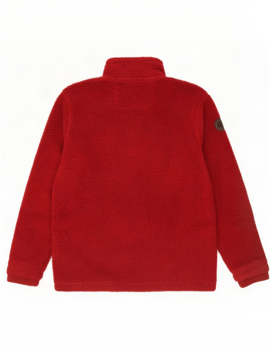 Marks & Spencer Pull polaire à col zippé pour homme XL Marron Polyester