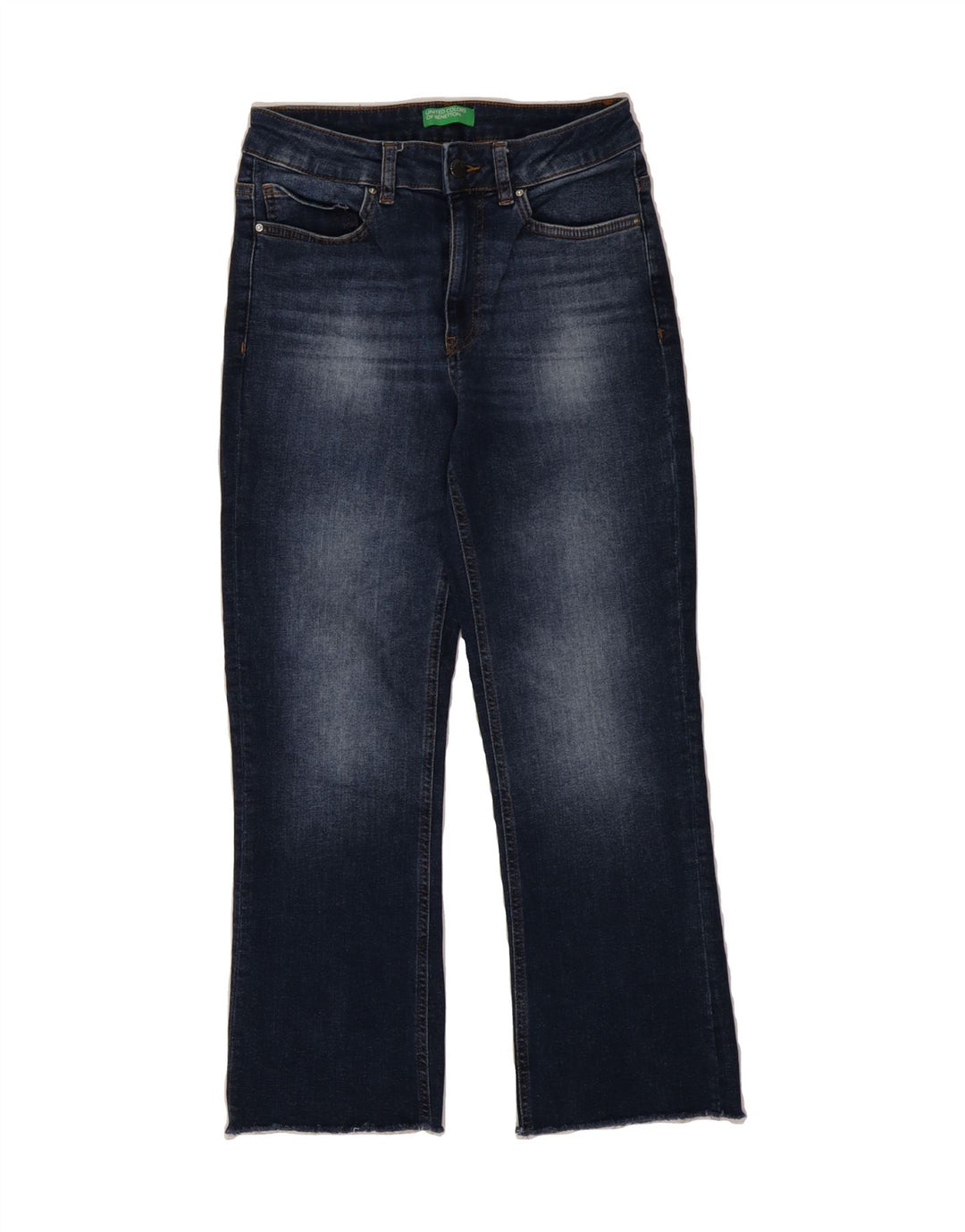 BENETTON Womens Cropped Jeans W28 L25 Blue Cotton Vintage Benetton and Second-Hand Benetton from Messina Hembry 
