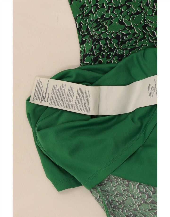 Esprit Robe fourreau sans manches à motif abstrait pour femme UK 10 Petit Vert