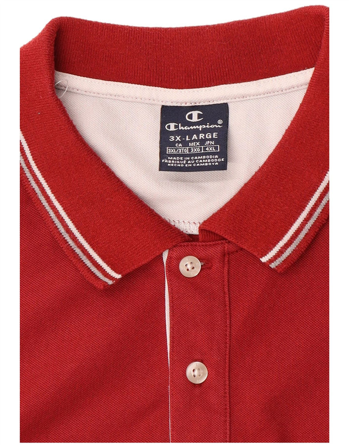 CHAMPION Polo Homme 3XL Rouge