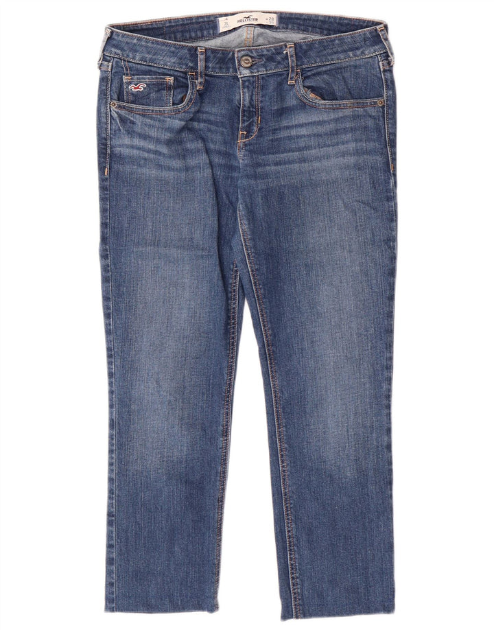 Hollister Jean court pour femme US 7 Medium W28 L24 Bleu