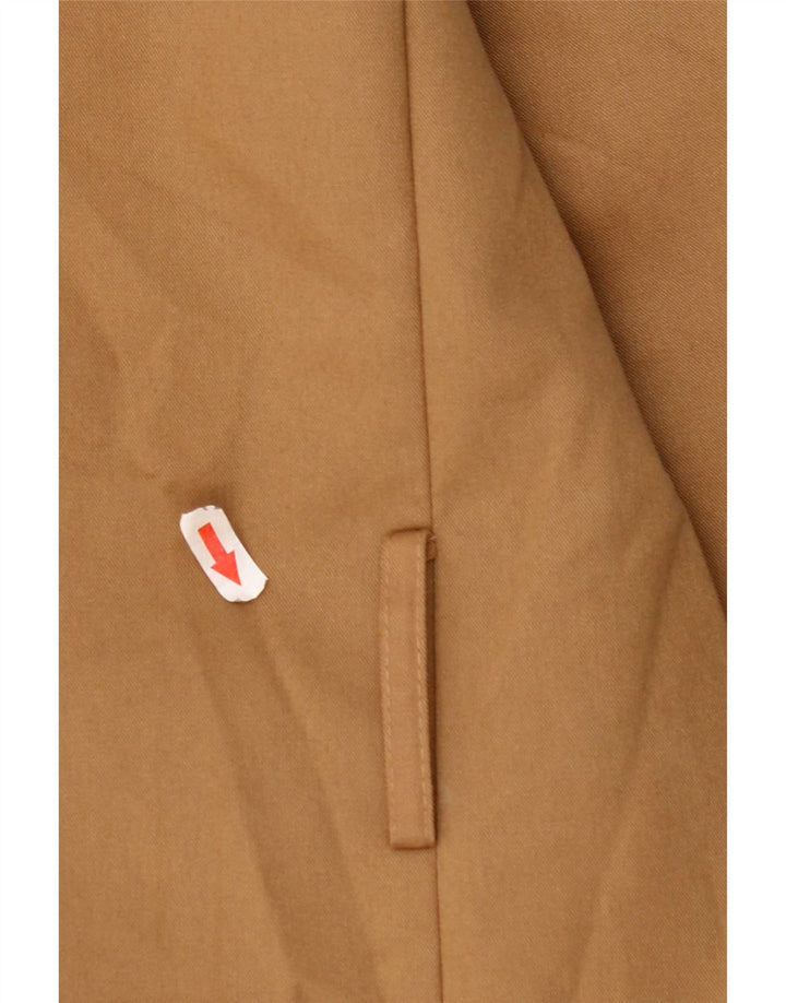 Zara Manteau Homme UK 38 Polyester Beige Moyen
