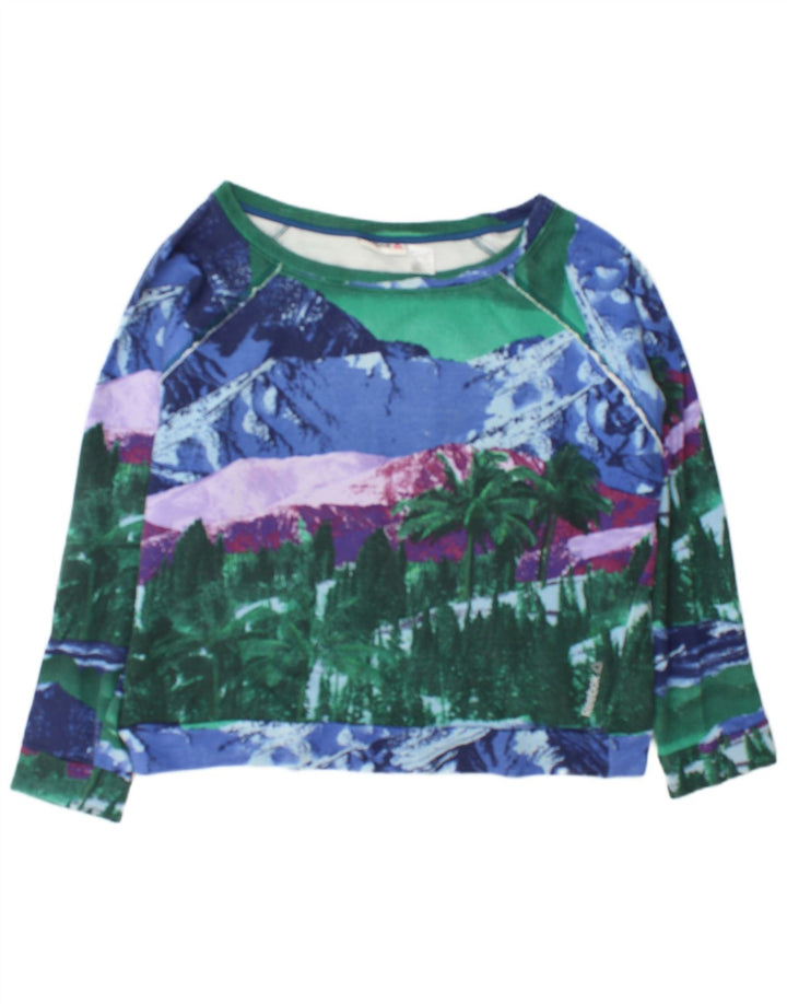 Reebok Sweat-shirt graphique pour femme UK 16/18 Large Multicolore
