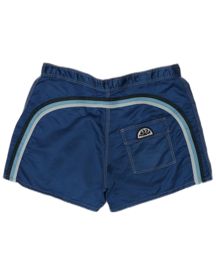 Sundek Short de bain homme grand nylon rayé bleu