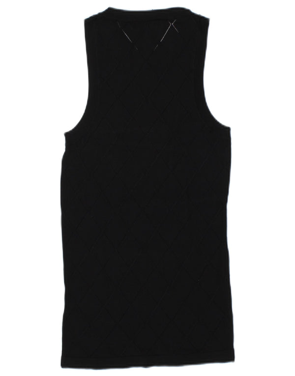 Zara Femme Débardeur UK 12 Moyen Noir