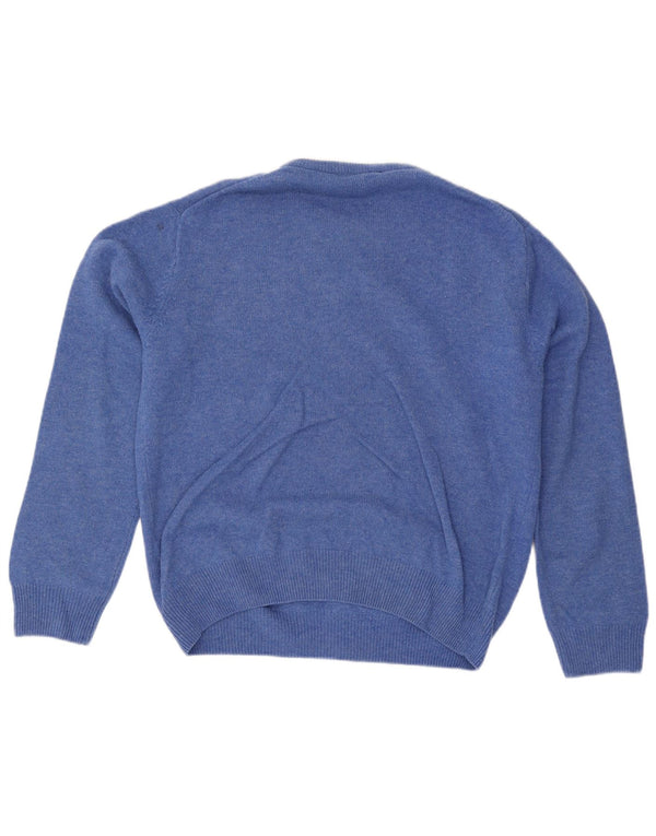 Gant Pull à col rond pour homme en laine bleue Large