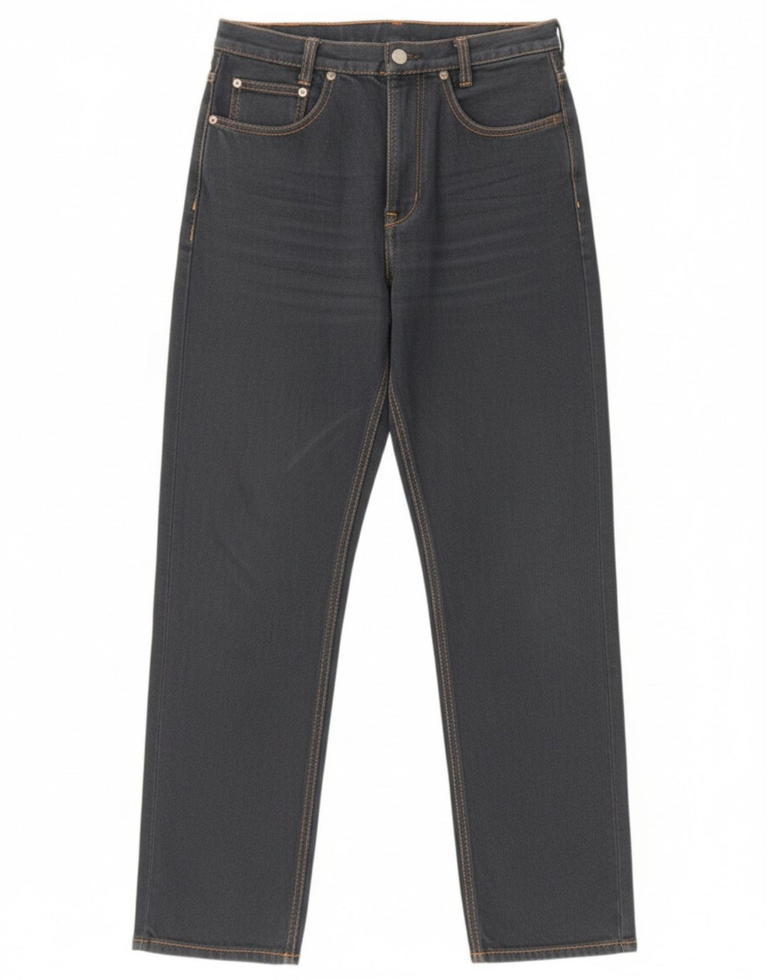Ritt Jean droit femme W26 L30 bleu marine coton