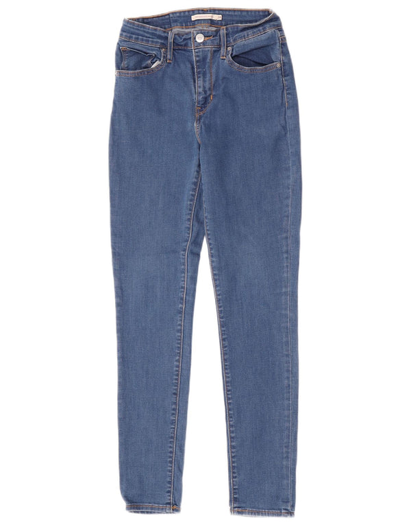 Levi's Jean Skinny Taille Haute 721 Femme W28 L29 Bleu Coton Classique