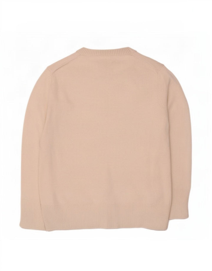 Gap Cardigan Femme Pull UK 10 Petit Coton Blanc