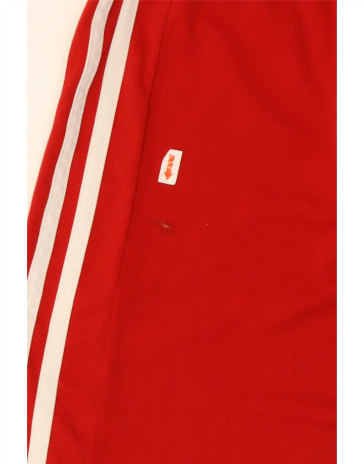 Adidas Short de Sport Climalite Homme Rouge Moyen Polyester
