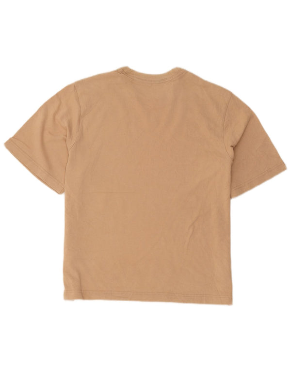 Nike T-shirt coupe ample pour homme en coton beige Taille S