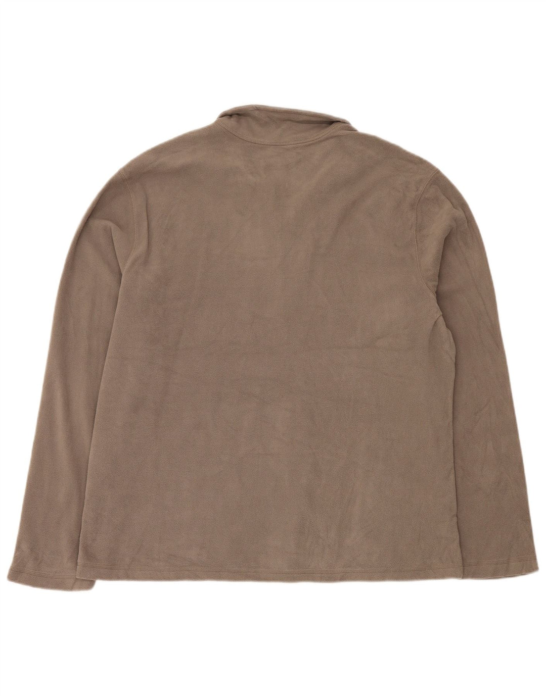 EDDIE BAUER Pull Polaire Col Zippé Homme XL Gris Polyester