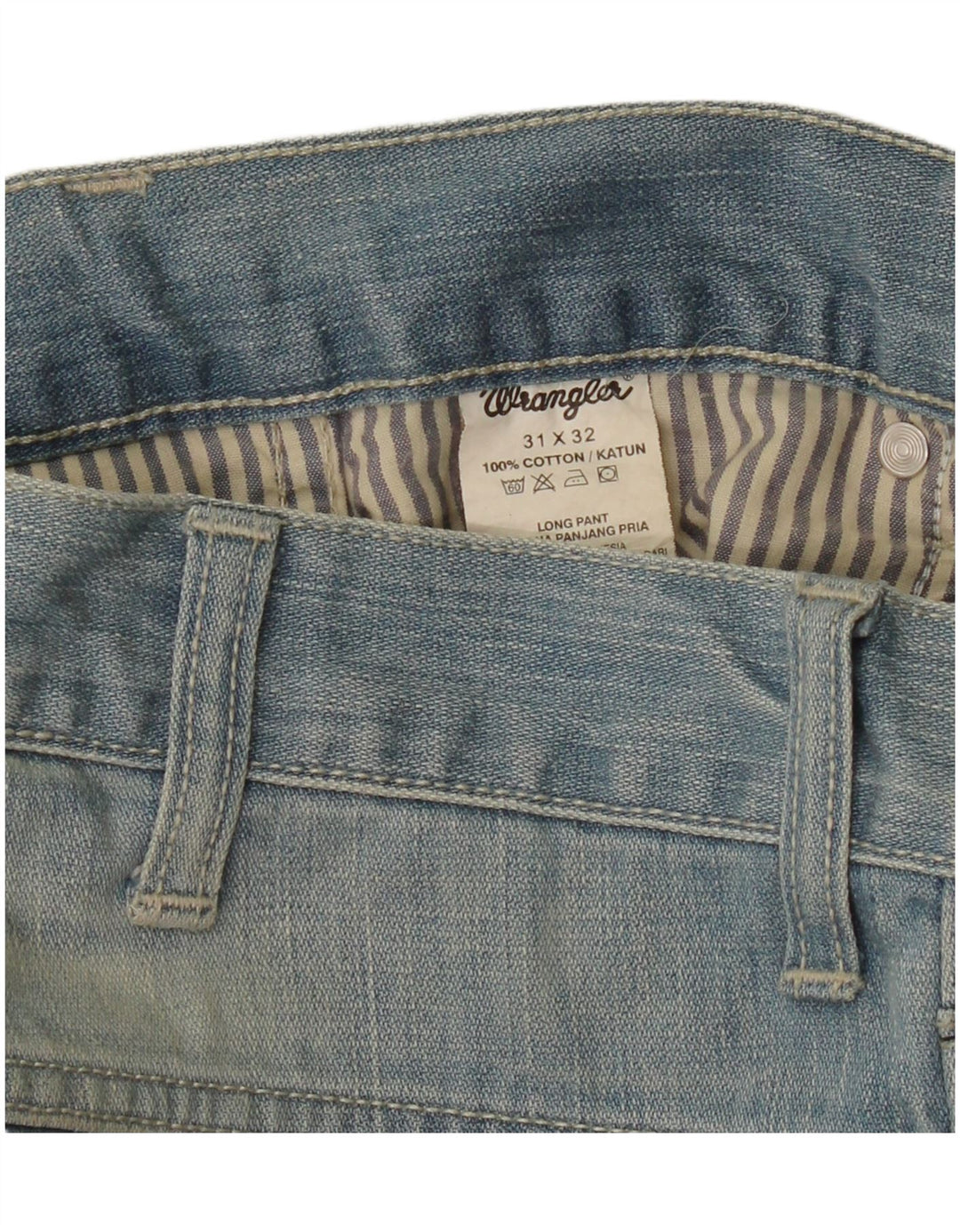 Wrangler Jean droit femme W31 L32 bleu coton