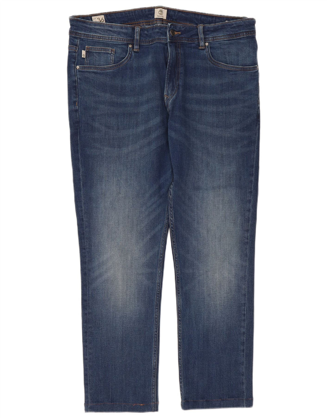 Timberland Jean Droit Femme W36 L29 Bleu Coton
