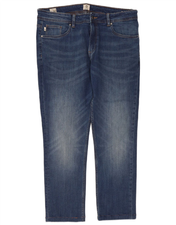 Timberland Jean Droit Femme W36 L29 Bleu Coton