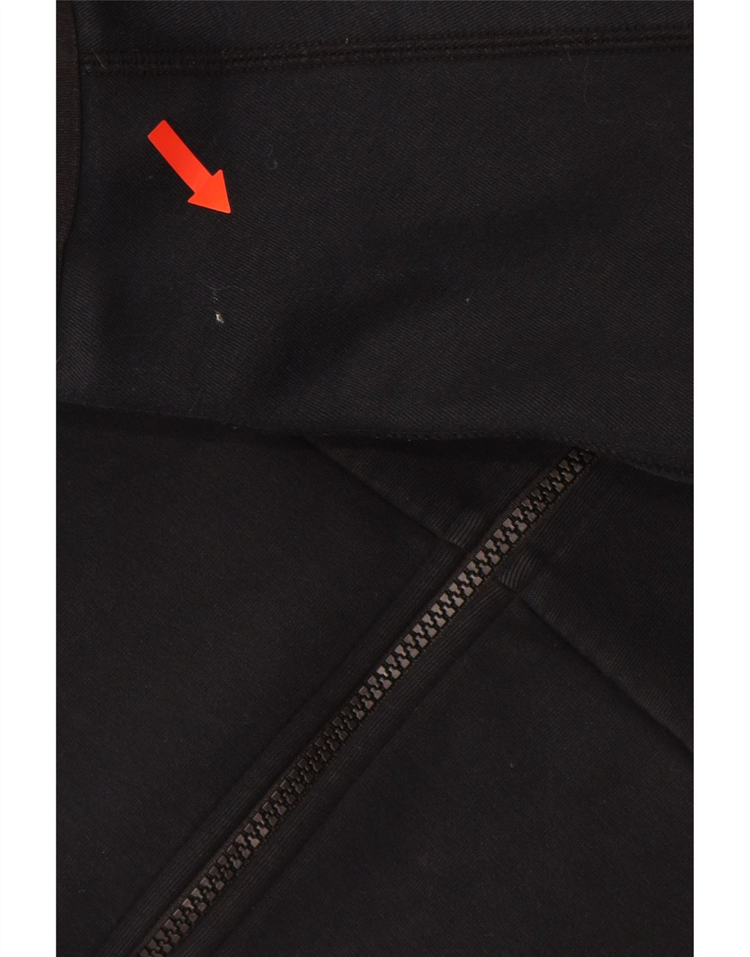 NIKE Pull à capuche zippé pour homme en coton noir moyen