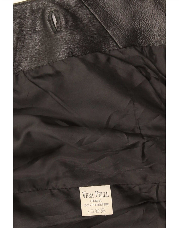 Veste Légendaire 1957 Manteau en Cuir Femme IT 50 XL Noir