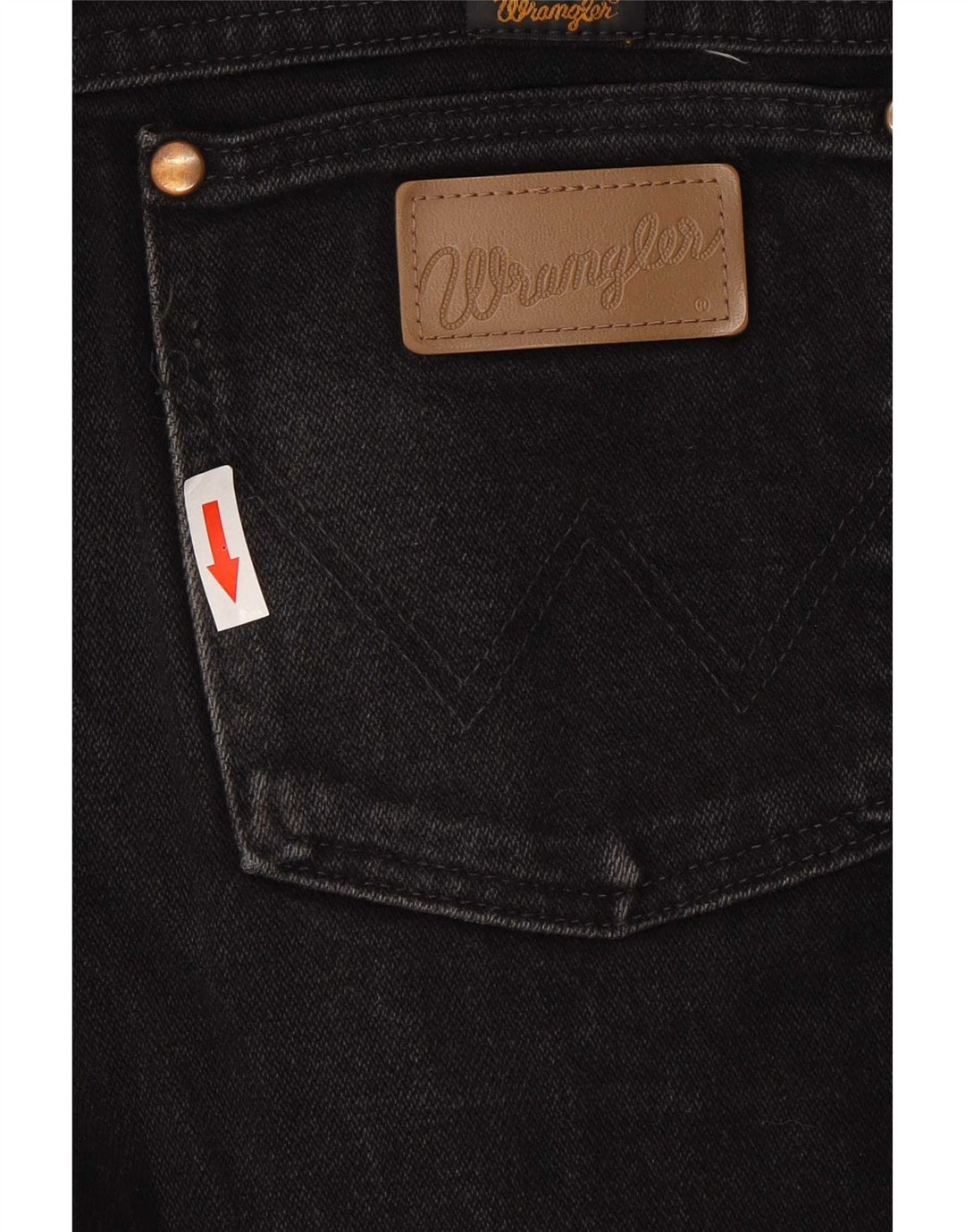 Wrangler Jean droit homme W29 L30 coton noir