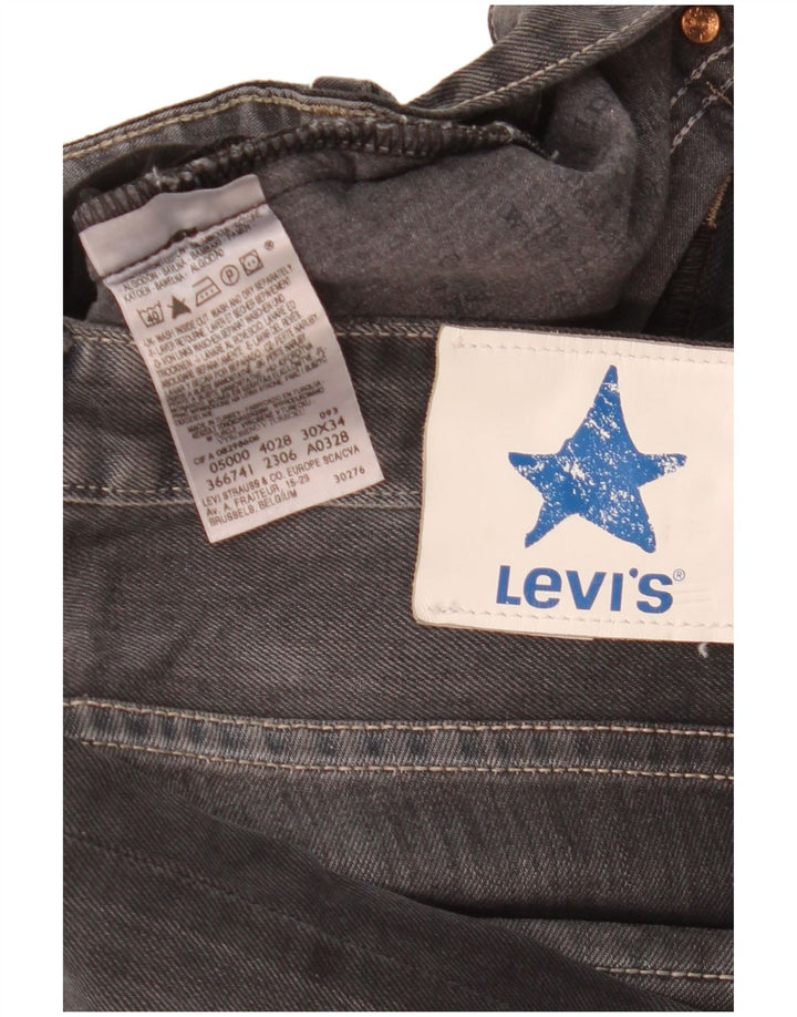 Levi's Jean Droit W30 L34 Homme Gris Coton