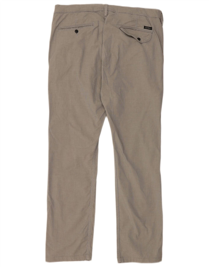 LEE Pantalon Chino Slim Homme W36 L32 Gris Coton