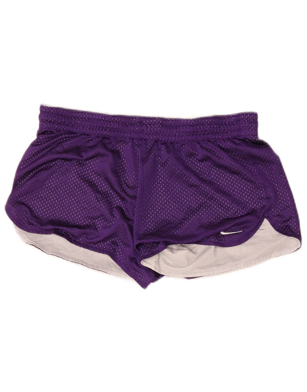 Nike Short de sport Dri Fit pour femme US 4/6 Petit Violet Polyester