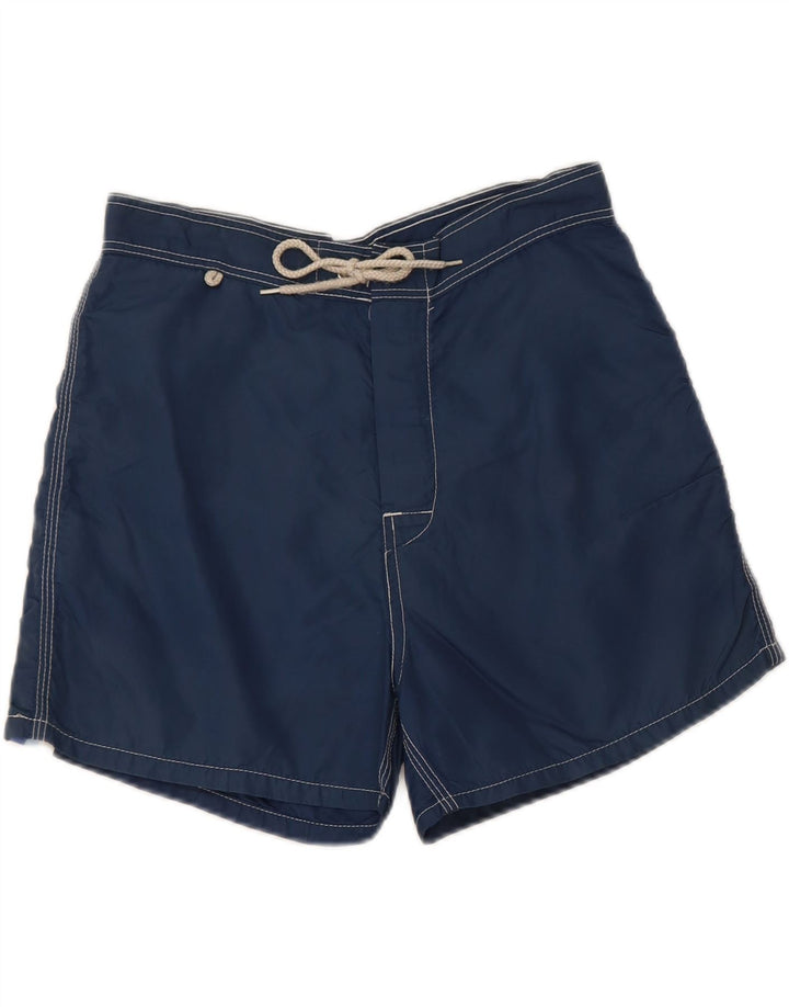 SUNDEK Short de Bain Homme Petit Nylon Rayé Bleu Marine