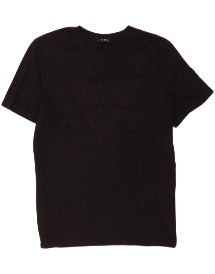 Guess T-Shirt Graphique Homme Noir Moyen