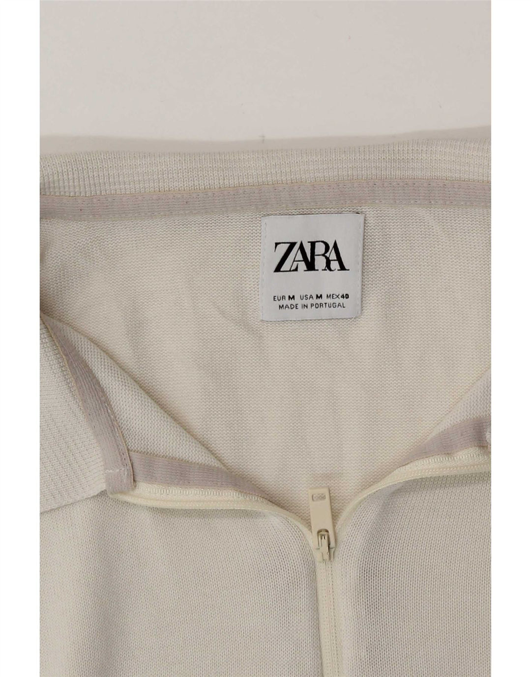 Polo Femme Zara UK 12 Beige Moyen