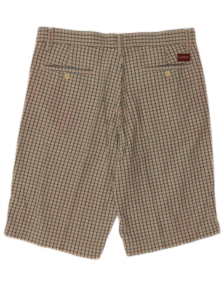 Carrera Short Chino Homme IT 50 Large W34 Coton à Carreaux Multicolore