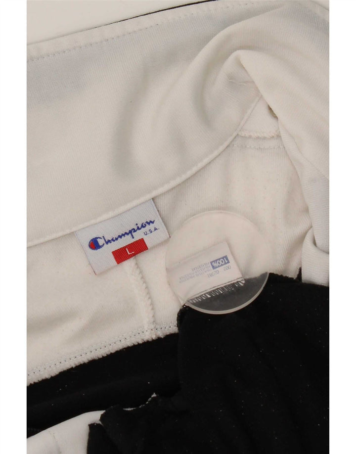 Champion Veste de Survêtement Graphique pour Homme Grand Noir Colorblock